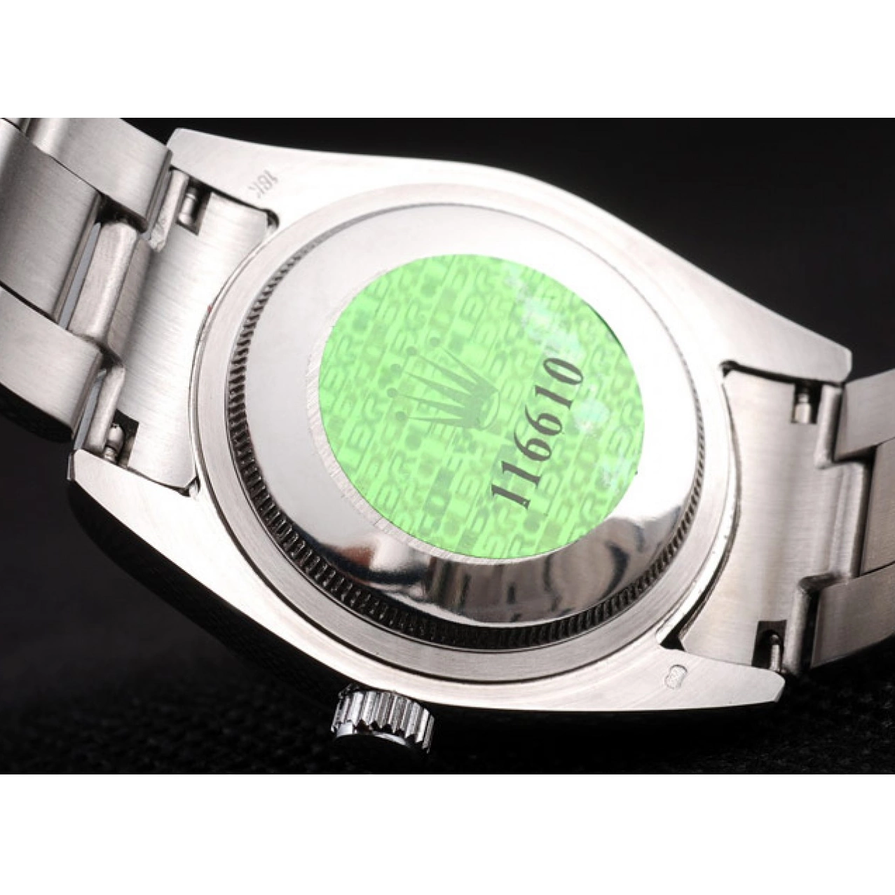 Good copy rolex watches Stainless Flowers Plated Silver Polished 98081 Diamond Dial Rolex Steel Datejust 0805